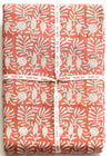 TABLECLOTH GARDEN BLOCK TERRACOTTA