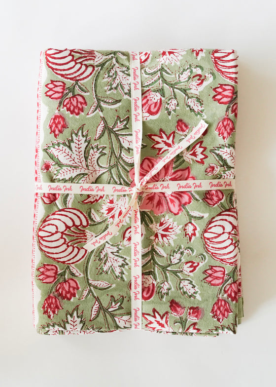 TABLECLOTH HONEY BUNCH GREEN