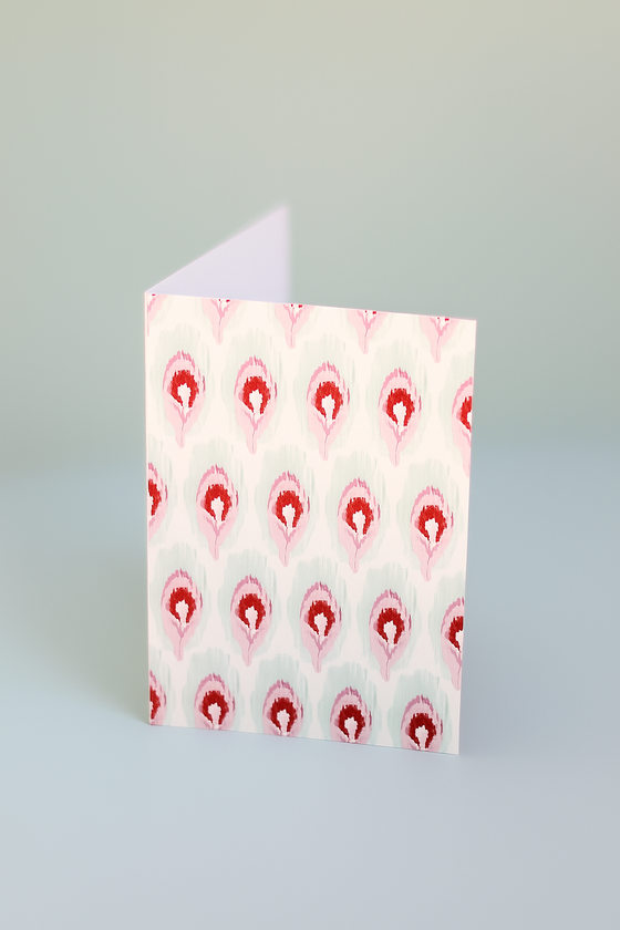 CARDS SET OF 4 IKATS