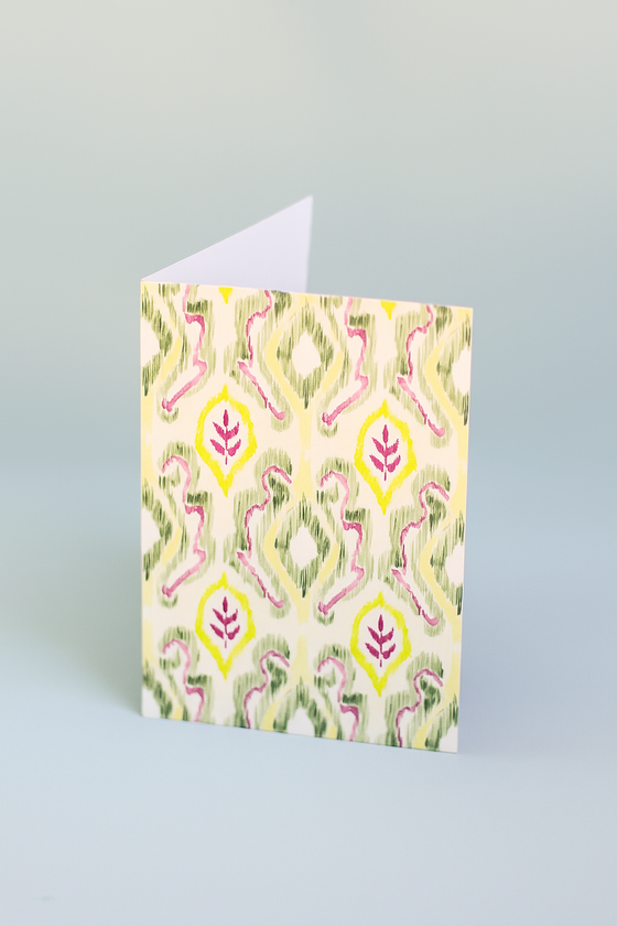 CARDS SET OF 4 IKATS