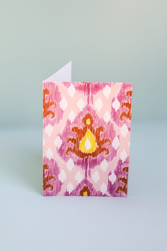 CARDS SET OF 4 IKATS