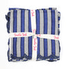 NAPKIN PAINTED STRIPE BLUE