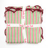 NAPKIN PAINTED STRIPE GREEN