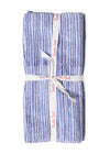 PILLOWCASE PAINTED STRIPE BLUE