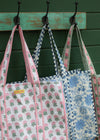 TOTE BAG LOTUS BREEZE - India Ink Home Decor