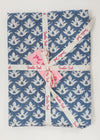 PILLOWCASE BUTI BUD DENIM - India Ink Home Decor