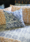 ORCHARD OASIS BLUE 45x45 - India Ink Home Decor