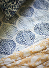 KANTHA JAIPUR SPADE BLUE - India Ink Home Decor