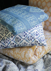 ORCHARD OASIS BLUE 45x45 - India Ink Home Decor