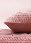 VELVET PILLOWCASE DUSTY PINK SET - India Ink Home Decor