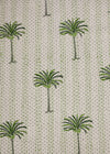 KANTHA GREEN PALM DOT - India Ink Home Decor