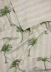 KANTHA GREEN PALM DOT - India Ink Home Decor