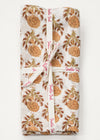 PILLOWCASE CORNFLOWER MUSTARD - India Ink Home Decor