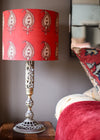 TERRACOTTA PAISLEY DRUM M - India Ink Home Decor