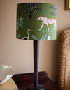 GREEN SAFARI DRUM M - India Ink Home Decor