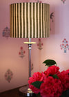GREEN STRIPE DRUM S - India Ink Home Decor