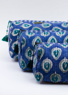  TOILETRY BAG INDIGO DEWDROP