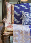 KANTHA VINTAGE INDIGO WHISPER - India Ink Home Decor