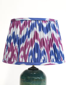  GATHERED LUXURY IKAT MULBERRY T/D L - India Ink Home Decor