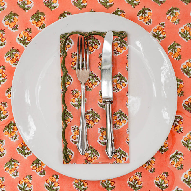 Indian Linen Napkins | Shop Our Napkin Collection | India Ink Cape Town