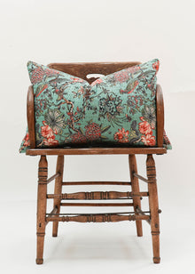  CUSHION PEACOCK PARADISE AQUA