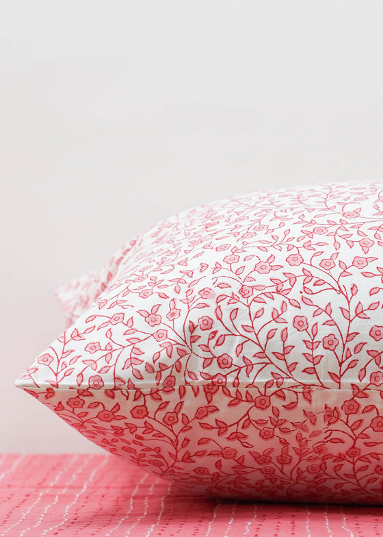 PILLOWCASE MINI VINE PINK