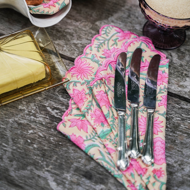 Indian Linen Napkins | Shop Our Napkin Collection | India Ink Cape Town