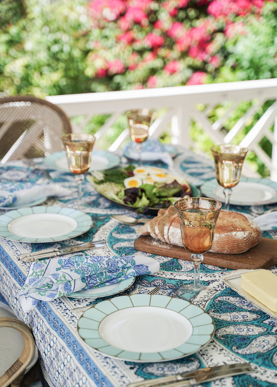TABLECLOTH MANDALA BLUE