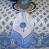 NAPKIN PALM PLAZA BLUE 50X50