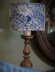  SHADE BLUE CASCADE DRUM L - India Ink Home Decor