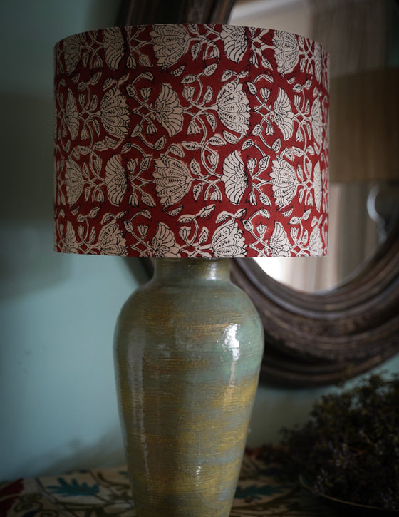 FLORAL LOTUS BRICK DRUM L