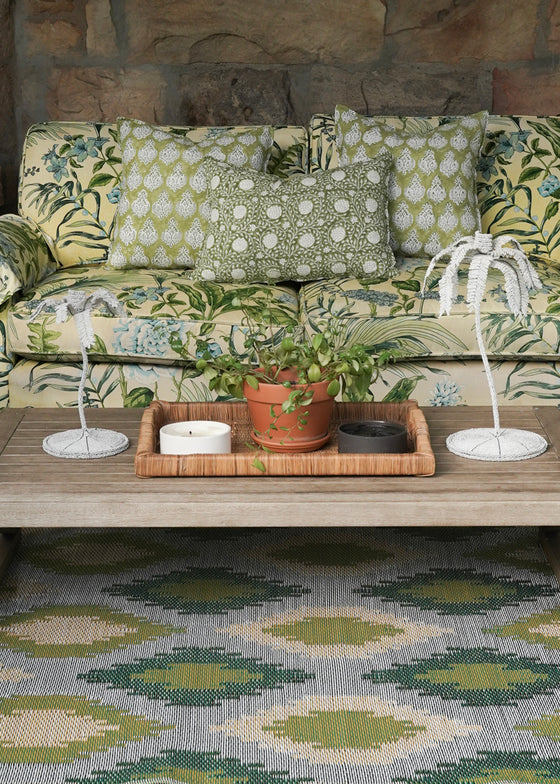 GREEN IKAT LARGE