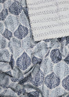 KANTHA JAIPUR SPADE BLUE - India Ink Home Decor
