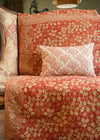KANTHA VINTAGE FADED ROSE - India Ink Home Decor