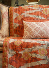 KANTHA VINTAGE FADED ROSE - India Ink Home Decor