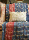 KANTHA VINTAGE WINTER LILY - India Ink Home Decor