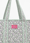 TOTE INDIGO PAISLEY