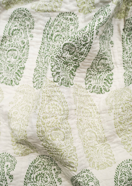TONAL PAISLEY GREEN