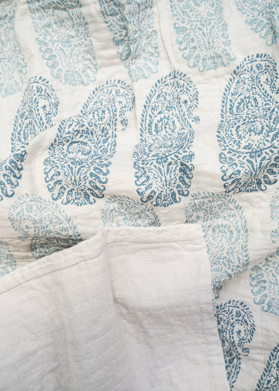 TONAL PAISLEY BLUE