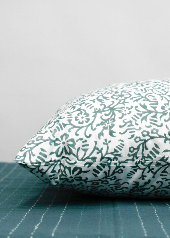 PILLOWCASE BRAMBLE AQUA