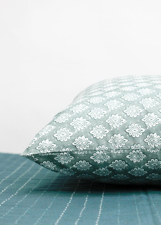 PILLOWCASE FULLARD AQUA