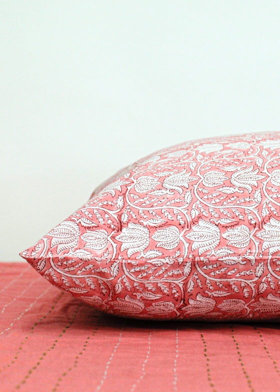 PILLOWCASE FLORAL TULIP