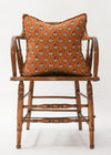 MUSTARD BUTI STRIPE 45X45 - India Ink Home Decor