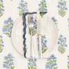 NAPKIN HAPPY GARDEN BLUE - India Ink Home Decor