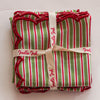 NAPKIN PAINTED STRIPE GREEN