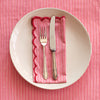 NAPKIN PAINTED STRIPE PINK