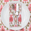 NAPKIN GRAND TRELLIS PINK 45X45