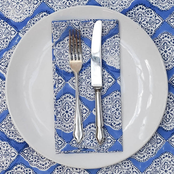 NAPKIN IMPERIAL BLUE 45X45