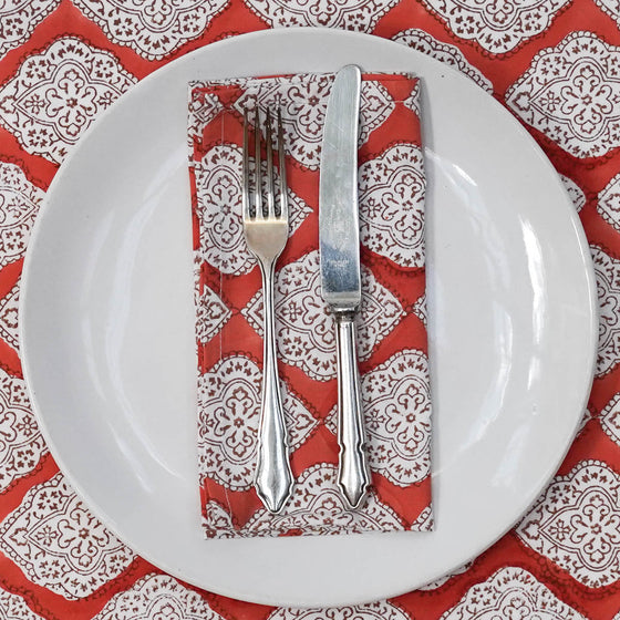 NAPKIN IMPERIAL TERRACOTTA 45X45
