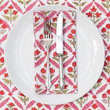  NAPKIN FLORAL FORTRESS PINK 45X45